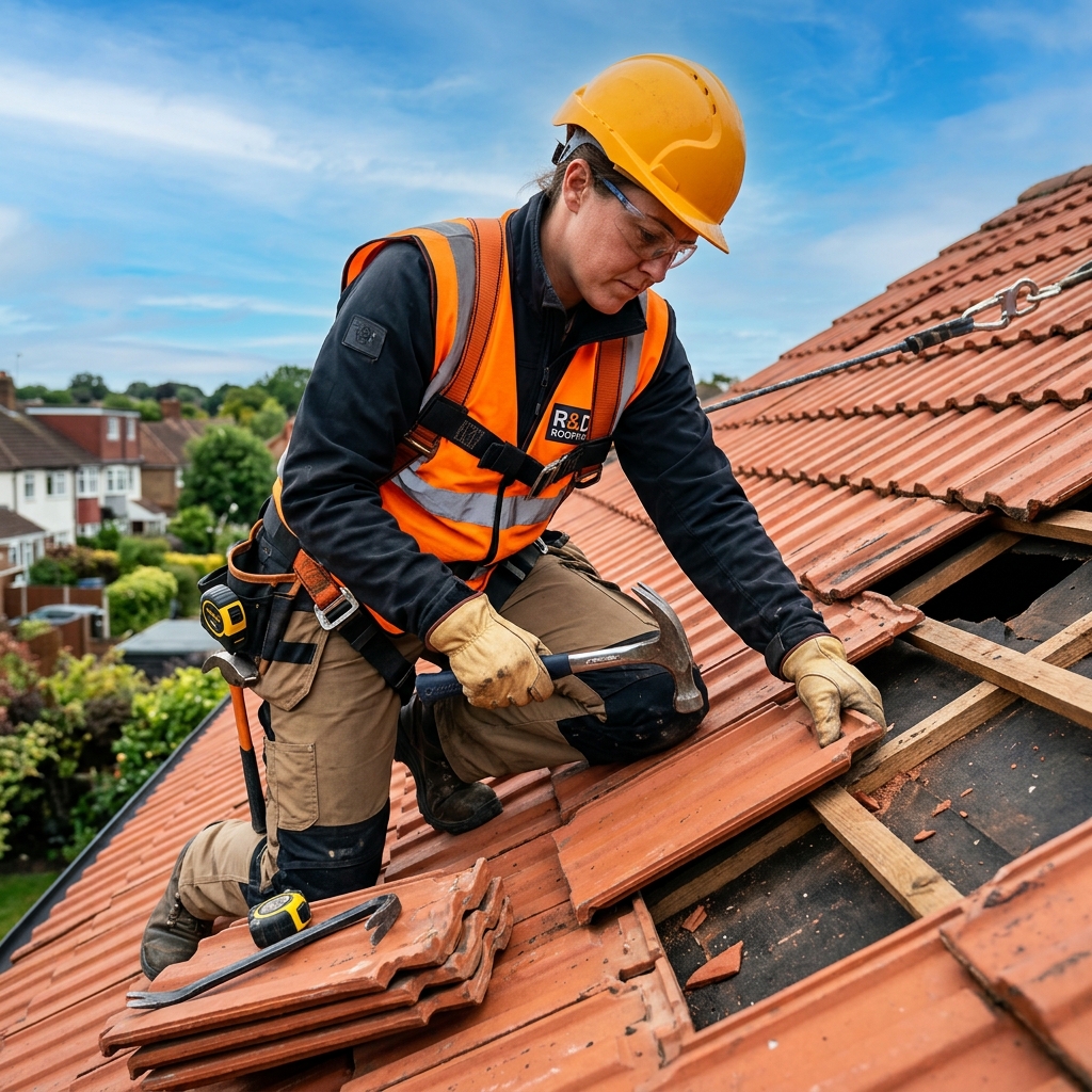 Professional roof repair service